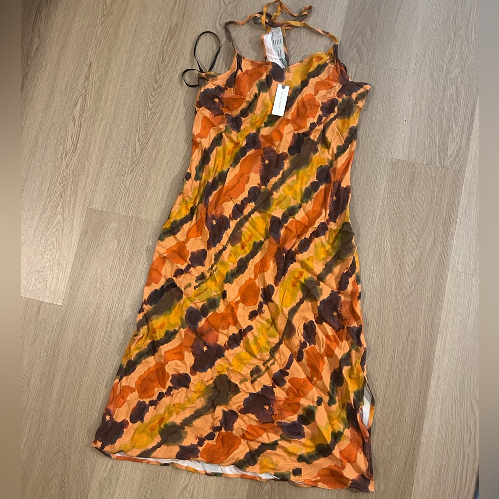 Anthropologie Tye die Midi dress